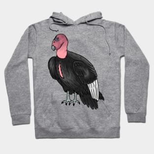 California condor bird cartoon illustration Hoodie